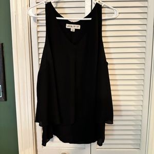 🍄Last Chance🍄 Black Ava & Viv Tank w/ Flyaway Back